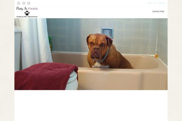 Tyros theme site design template sample