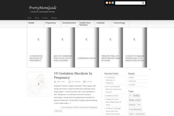 Newscast theme site design template sample