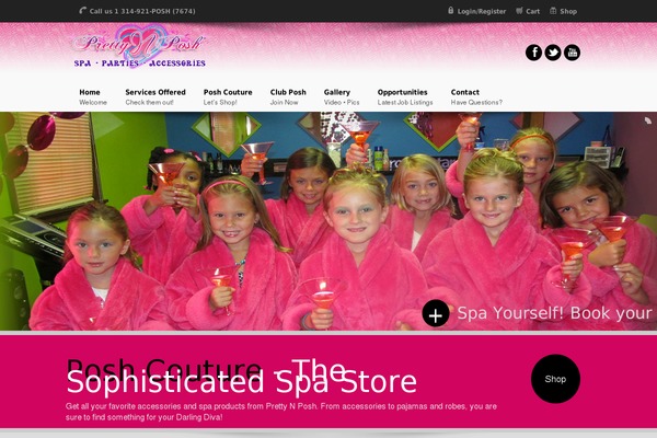 Couture theme site design template sample