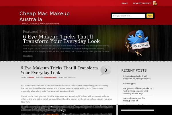 RedTime theme site design template sample