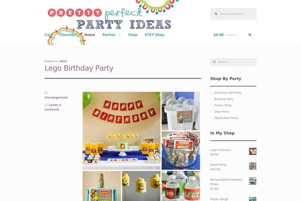 Storefront theme site design template sample