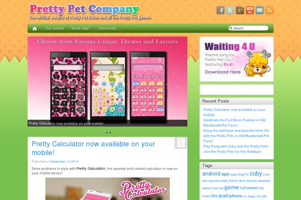 Site using iSlidex plugin