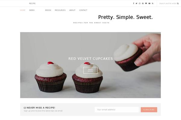 prettysimplesweet.com site used Sprout-spoon