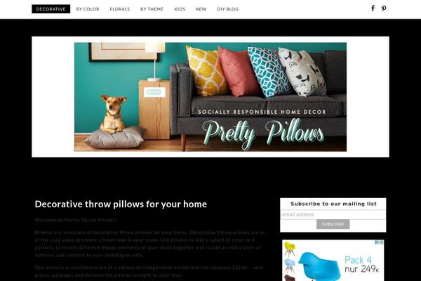 Evolution theme site design template sample