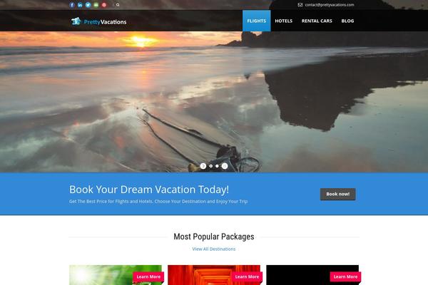 Tour Package V1.02 theme site design template sample