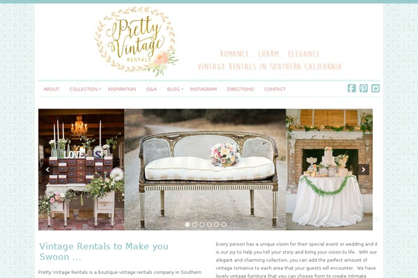 Chamomile theme site design template sample