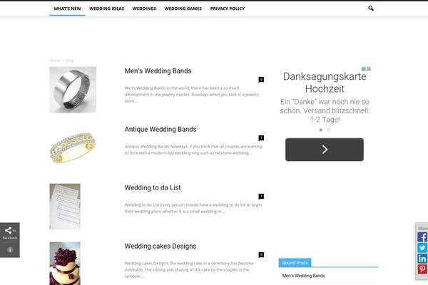 Elemin theme site design template sample