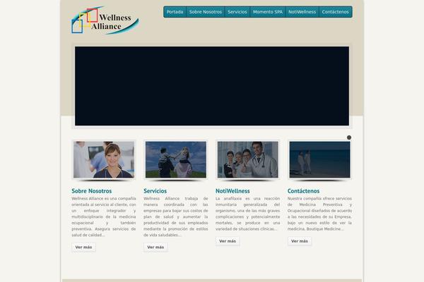 Options theme site design template sample