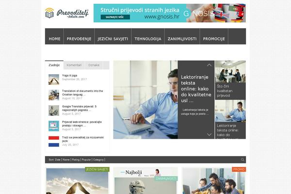 FlyingNews theme site design template sample