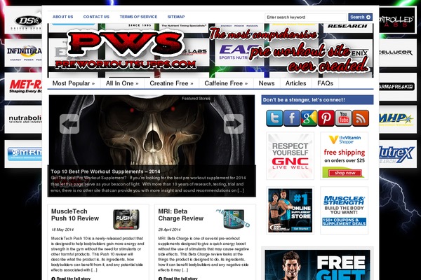 Site using Social Media Widget by Acurax plugin