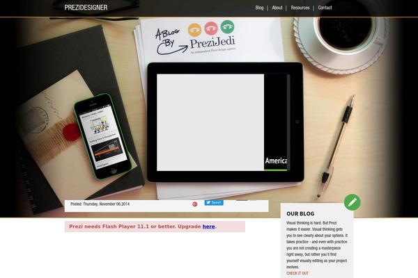 Twenty Thirteen theme site design template sample