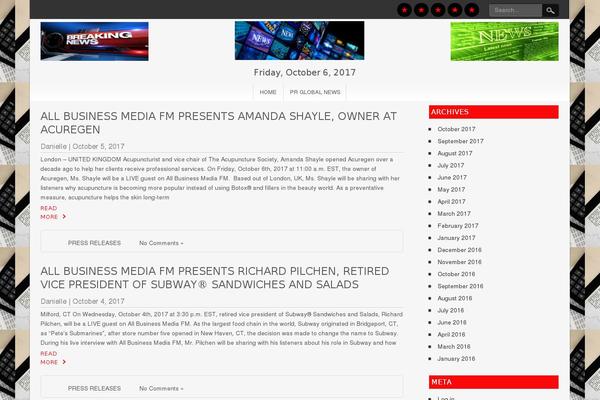 NewsPress Lite theme site design template sample