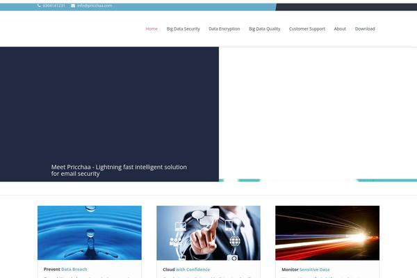 Impreza Child theme site design template sample