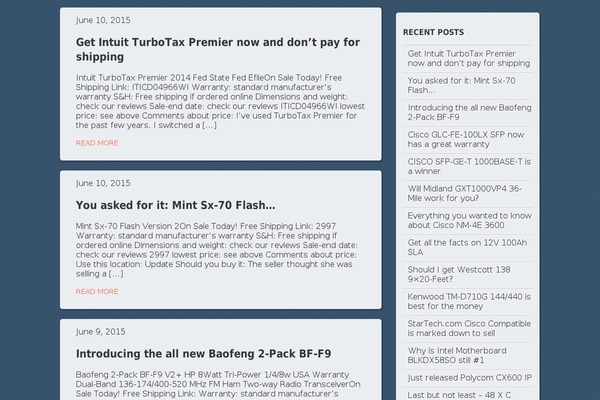 price-review.net site used Modern Estate