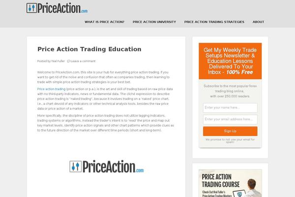 priceaction.com site used Sparkling