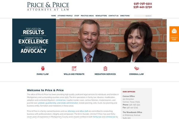 Bricks-child theme site design template sample