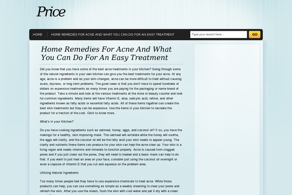 DynaBlue theme site design template sample