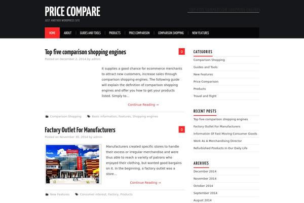 Hiero theme site design template sample