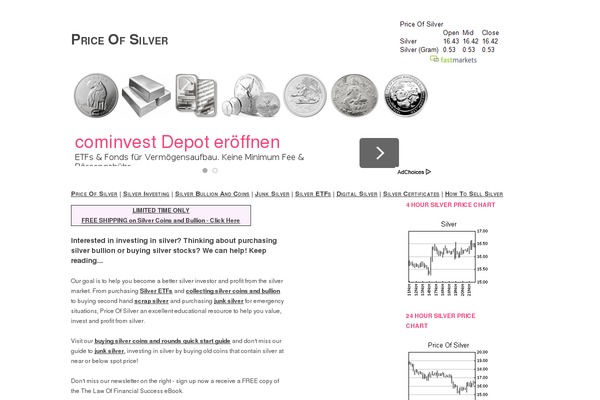 priceofsilver.org site used Ub_modicus
