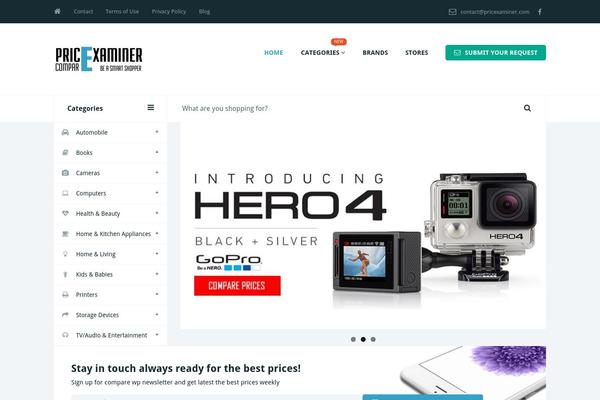 pricexaminer.com site used Compare