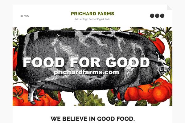 Hoffman theme site design template sample