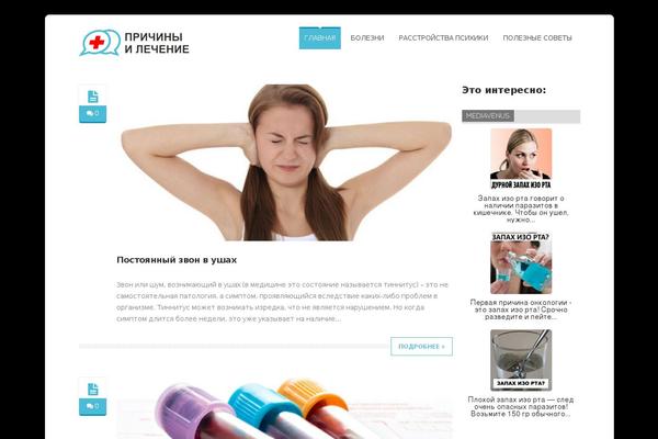 SoulMedic theme site design template sample