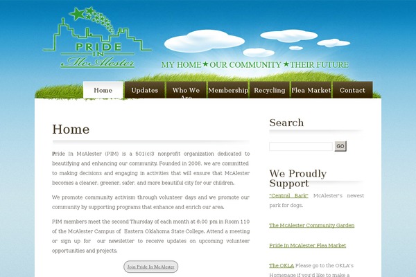 Earthlingtwo theme site design template sample