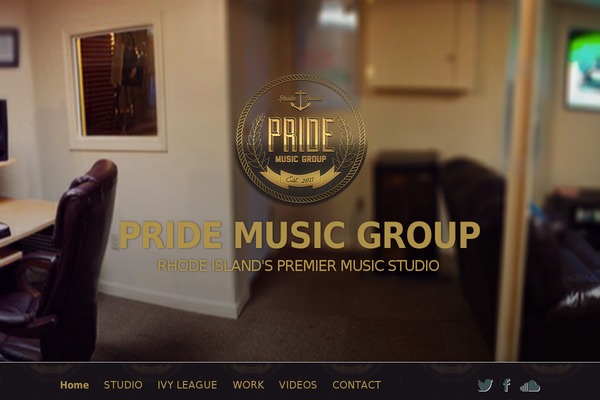 Harmony theme site design template sample