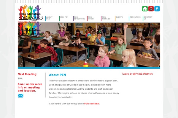 Pen theme site design template sample