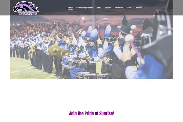 The7 Child theme site design template sample