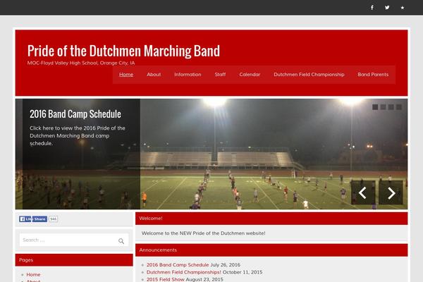 Leeway theme site design template sample