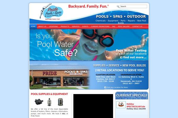 pridepools.com site used Pride Theme