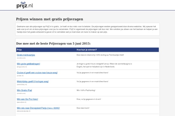 prijz.nl site used Universalx