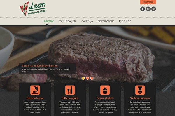 Dine & Drink theme site design template sample