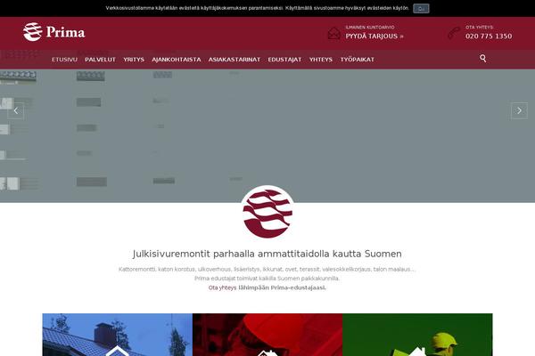 Site using Vamtam-push-menu plugin