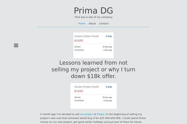 Decode theme site design template sample