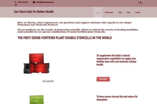 Site using Wpglow-builder plugin