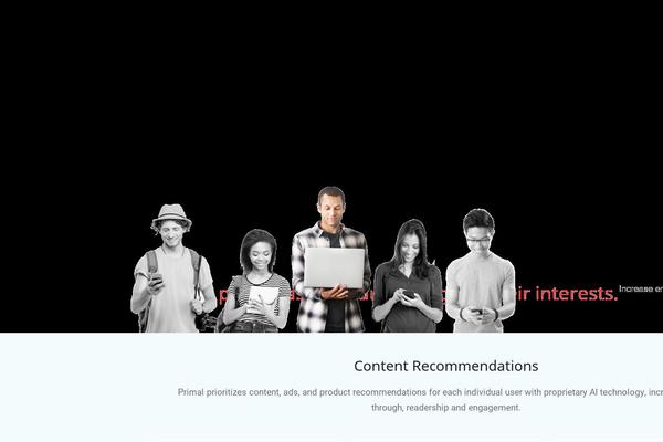 primal.com site used Primal-ai
