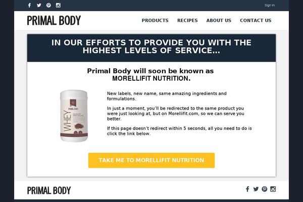 primalbody.com site used Pbody
