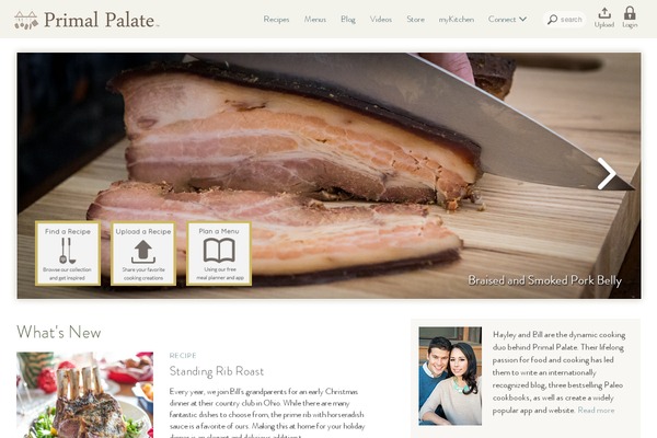 paleo theme websites examples
