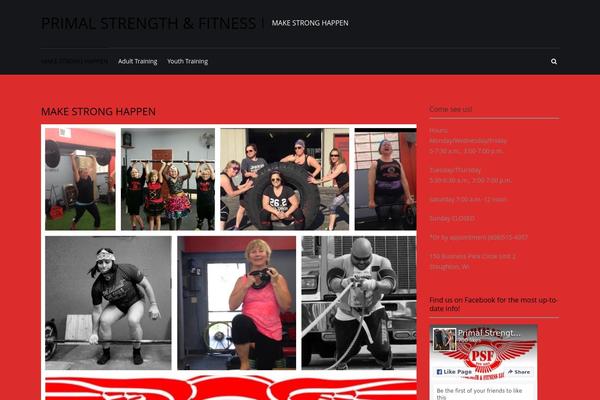 primalstrengthandfitness.com site used Raptor