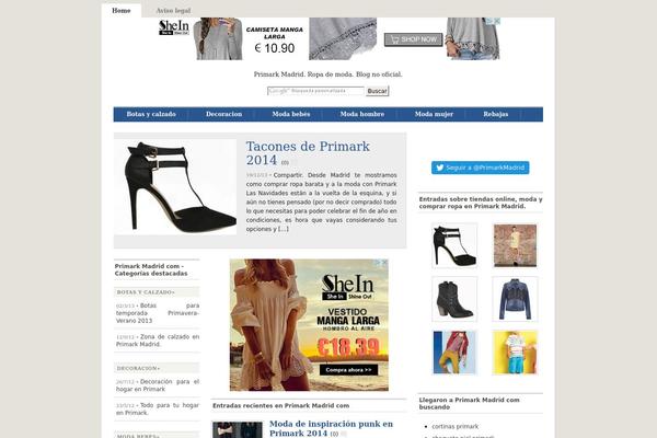 Mimbo theme site design template sample