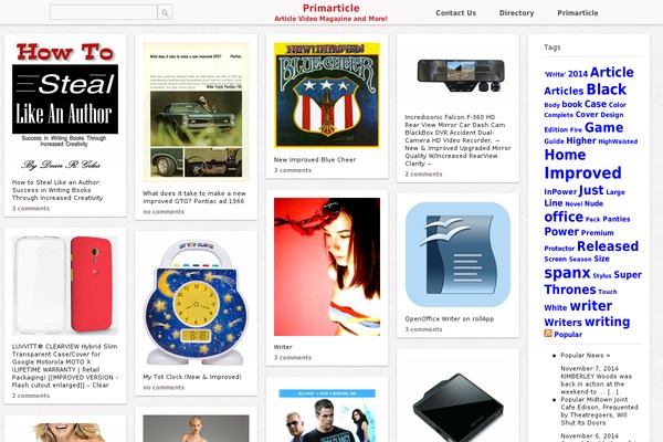Covert PinPress theme site design template sample