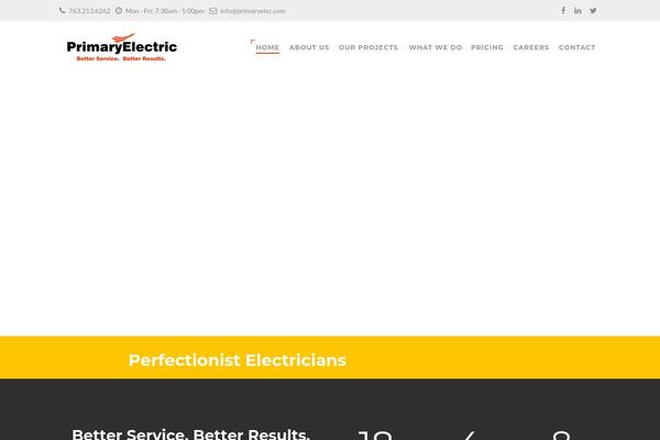 Structure theme site design template sample