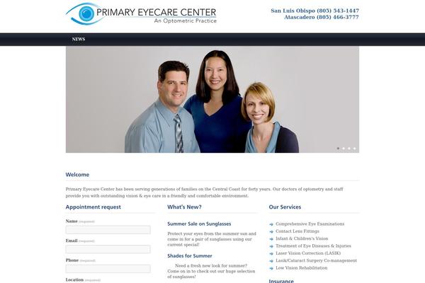 Care theme site design template sample