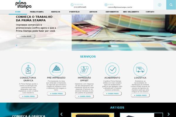 Prima theme site design template sample