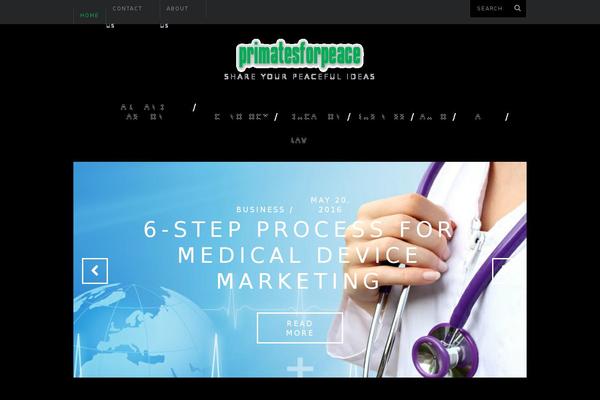 Simplemag theme site design template sample