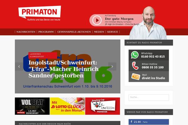 Site using Ditty News Ticker plugin