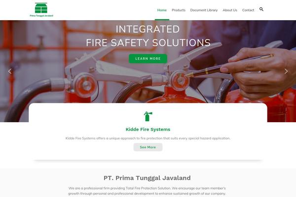 Onepress-child theme site design template sample