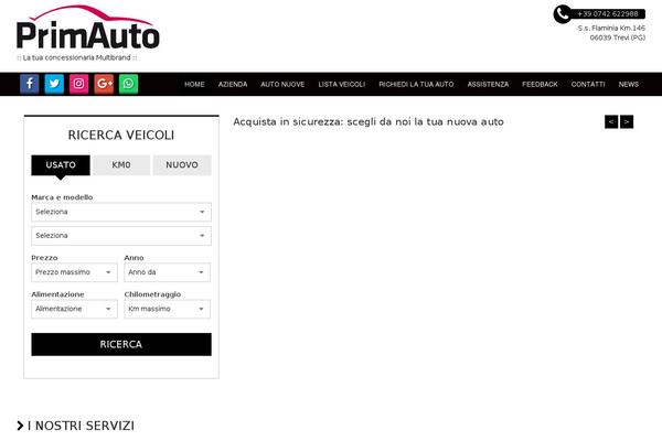 Site using Gestionaleauto plugin